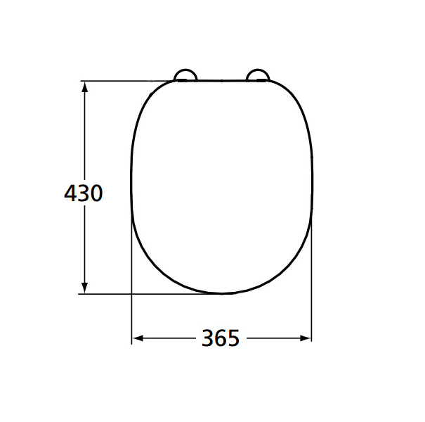Capac WC IDEAL STANDARD Connect slim E772301 [2]