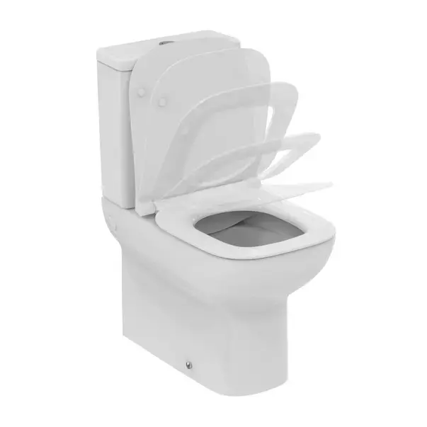 Capac WC Ideal Standard i.life S slim softclose alb lucios [3]