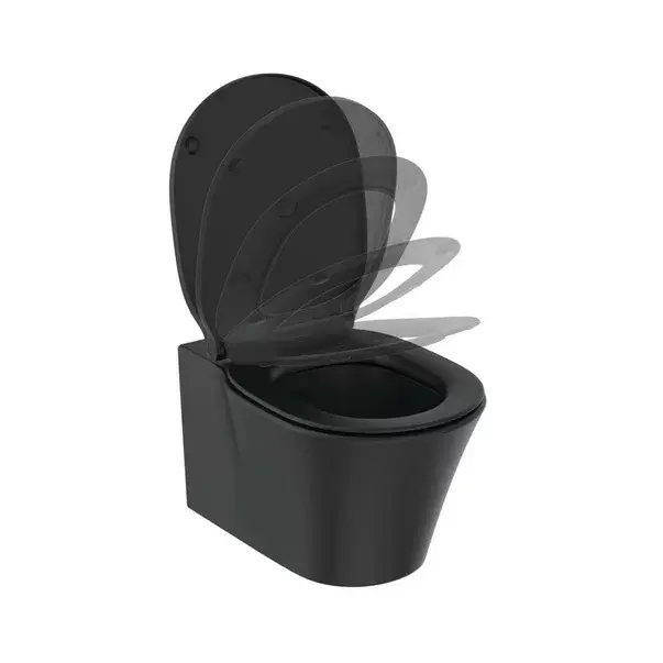 Capac wc slim softclose Ideal Standard Connect Air negru mat [6]