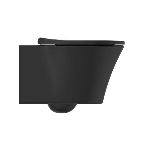 Capac wc slim softclose Ideal Standard Connect Air negru mat [8]