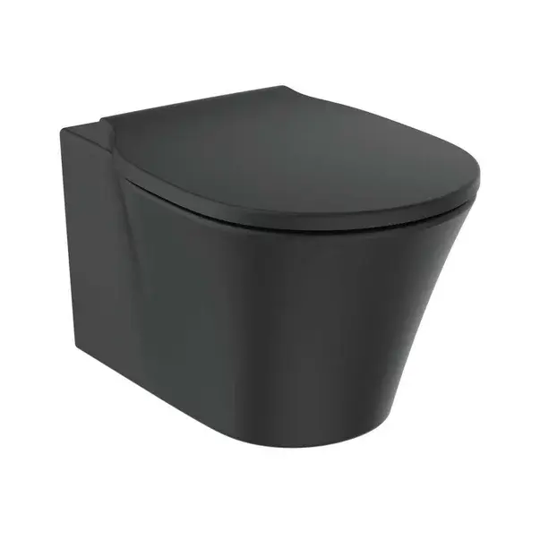 Capac wc slim softclose Ideal Standard Connect Air negru mat [5]