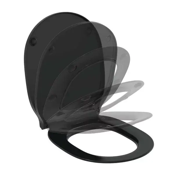 Capac wc slim softclose Ideal Standard Connect Air negru mat [1]