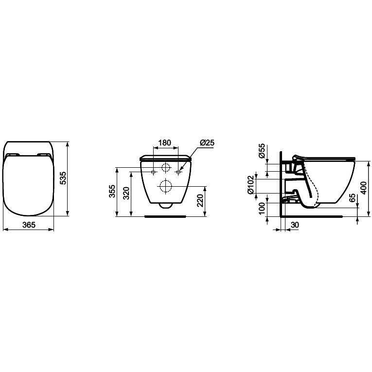 Capac wc slim softclose Ideal Standard Tesi [3]