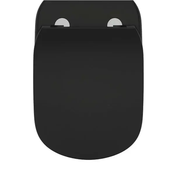 Capac WC soft-close negru Ideal Standard Tesi oval [1]