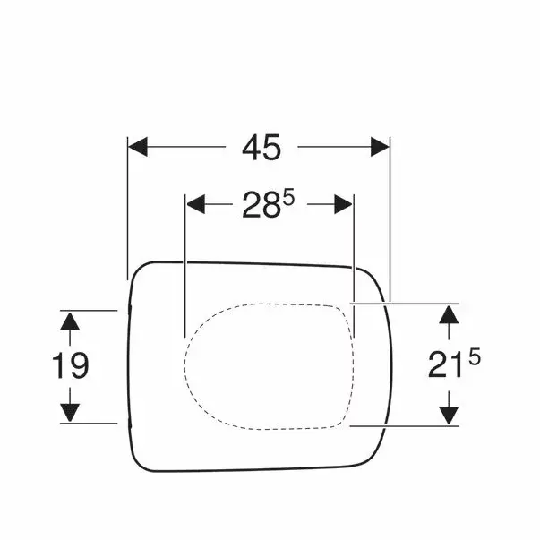 Capac wc softclose Geberit Selnova Square fixare de sus cu balamale Quick Release [4]