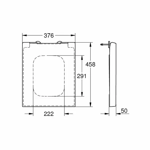 Capac wc softclose Grohe Cube Ceramic [4]