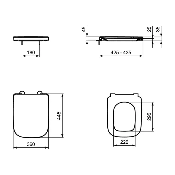 Capac WC softclose Ideal Standard I.life B gri [3]
