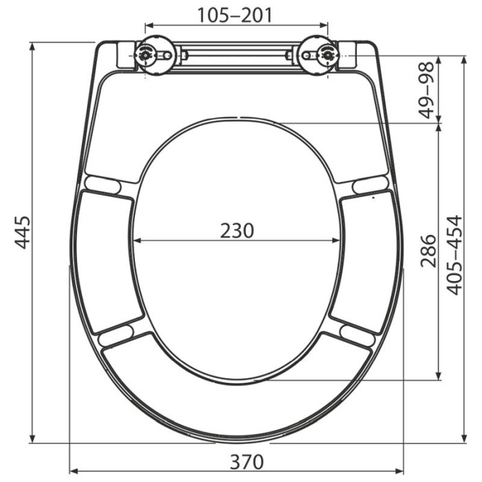 Capac WC universal, Alcadrain, cu soft close, alb [2]