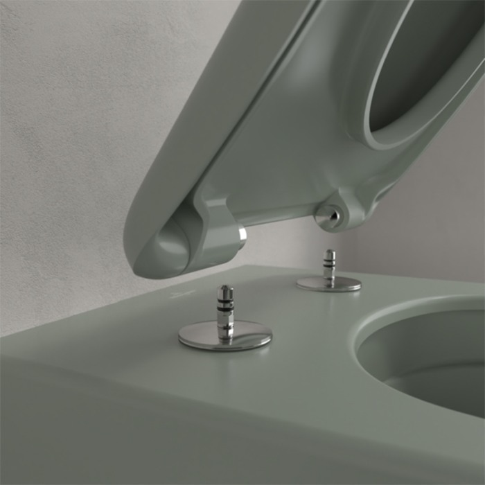 Capac WC, Villeroy & Boch, Antao, cu Soft Close si Quick Release, verde [3]