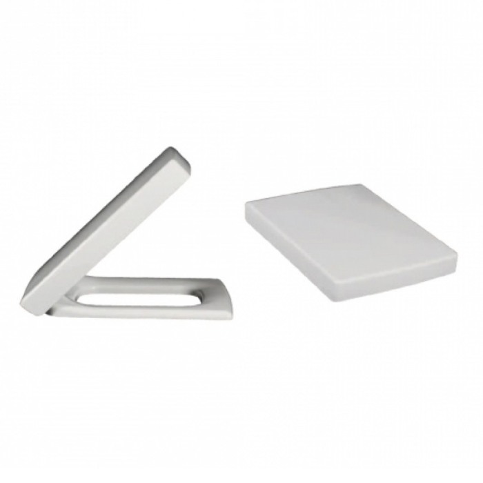 Capac WC Villeroy & Boch, Architectura, dreptunghiular, alb alpin [4]
