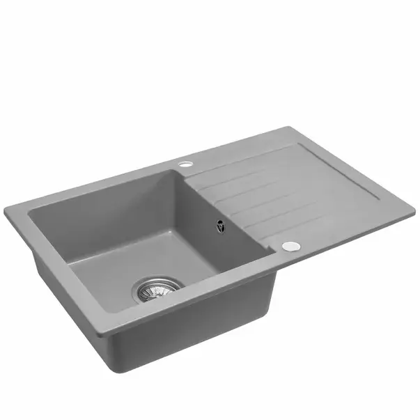 Chiuveta compozit Rea Dag gri 75x43.5 cm [2]