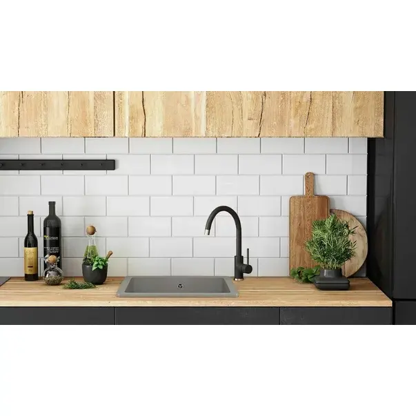 Chiuveta compozit Rea Nels gri 56x46.5 cm [7]