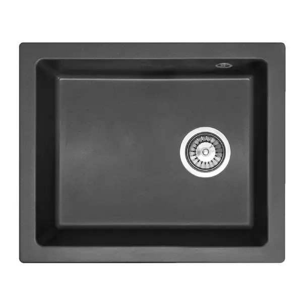 Chiuveta compozit Rea Nels negru mat 56x47 cm [3]