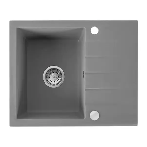Chiuveta compozit Rea North gri mat 60x49 cm [5]