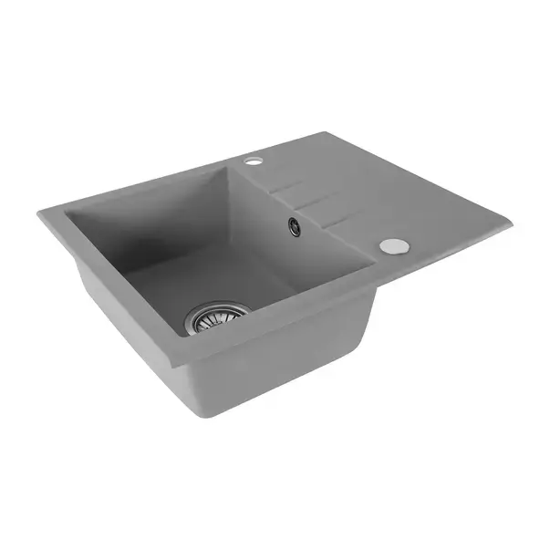 Chiuveta compozit Rea North gri mat 60x49 cm [1]