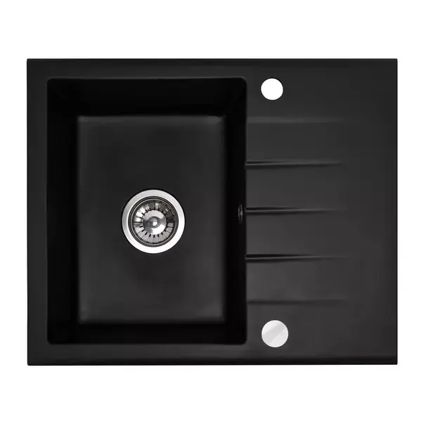 Chiuveta compozit Rea North negru mat 60x49 cm [6]