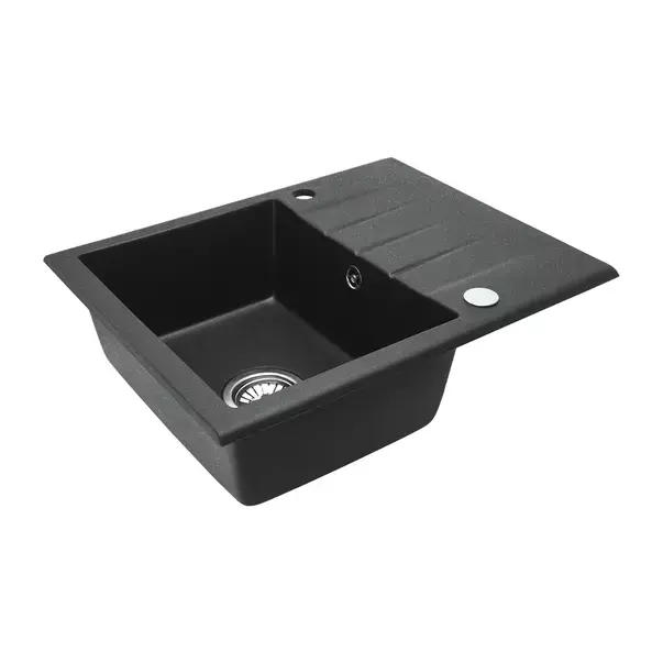 Chiuveta compozit Rea North negru nisip mat 60x49 cm [1]