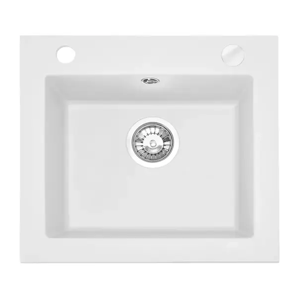 Chiuveta compozit Rea West alb mat 49x44 cm [4]