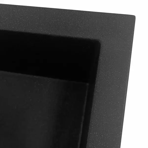 Chiuveta compozit Rea West XL negru metalic 50x60 cm [3]