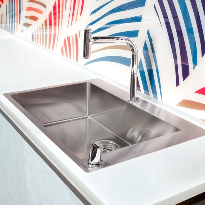 Chiuveta de bucatarie Hansgrohe, 1 cuva, 76x50 cm, inox [5]