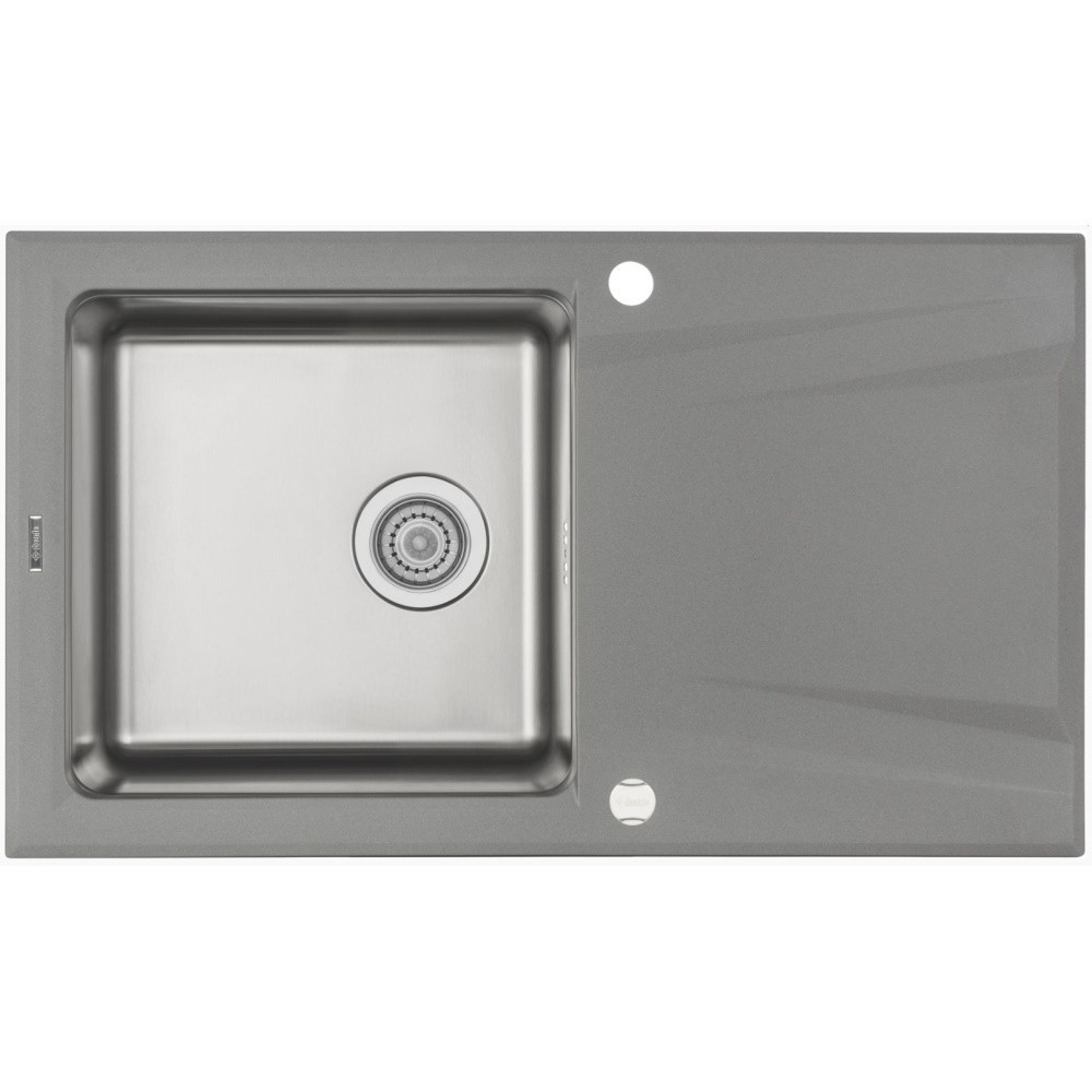 Chiuveta Deante Prime din granit gri metalic, cu cuva din inox 86x50 cm [1]
