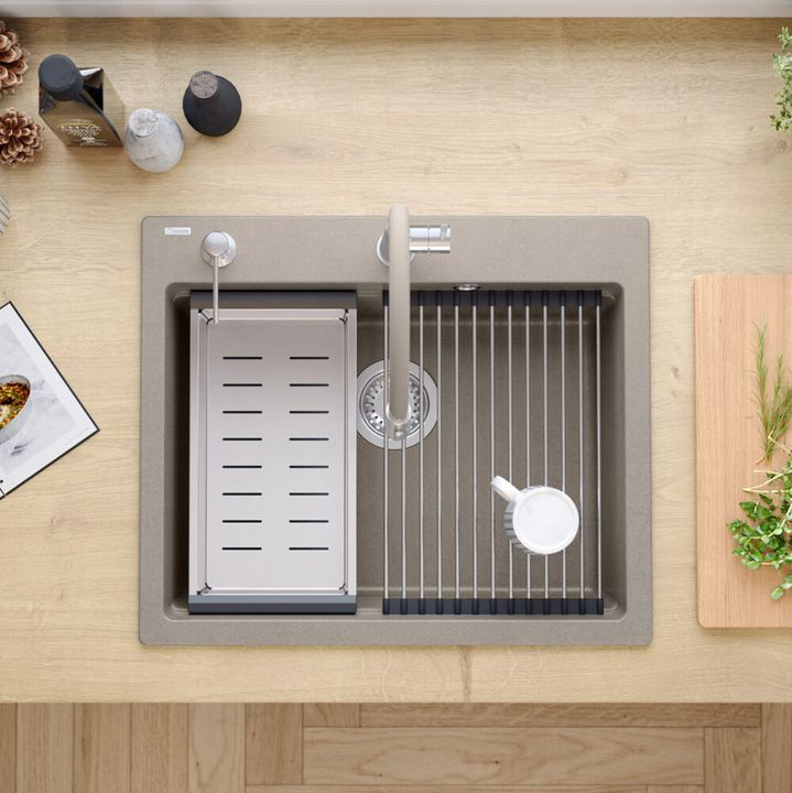 Chiuveta din granit KURT 110 WORKSTATION bej [8]