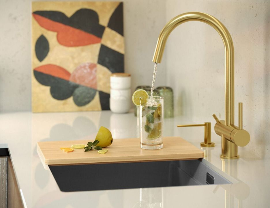 Chiuveta din granit Logan 100 negru [7]