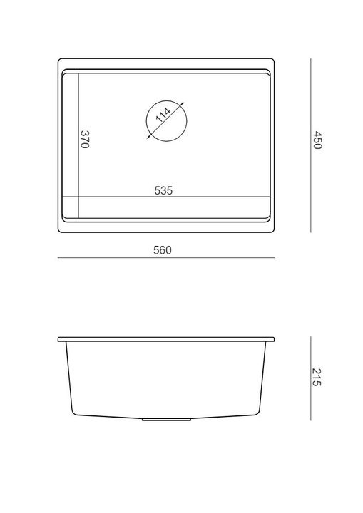 Chiuveta din granit Logan 100 negru metalic [9]
