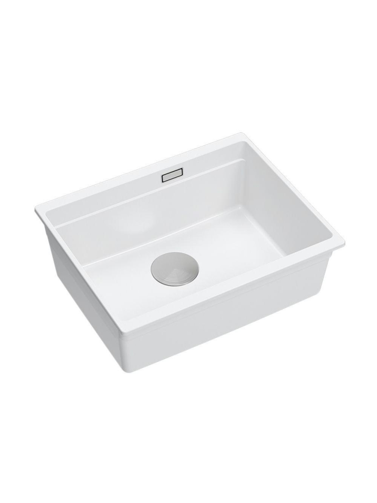 Chiuveta din granit Logan 100 ventil crom, Alb [9]