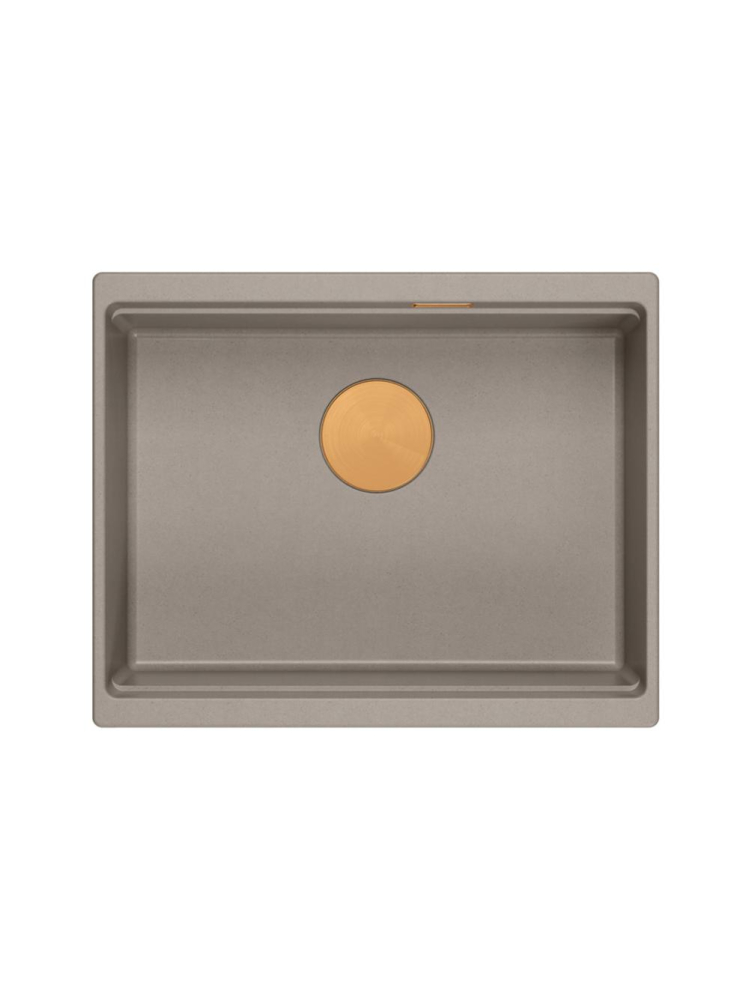 Chiuveta din granit Logan 100 ventil auriu, bej [6]