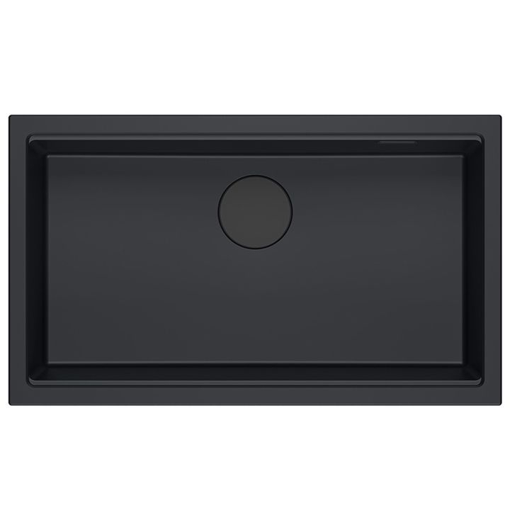 Chiuveta din granit Logan 110 negru [4]