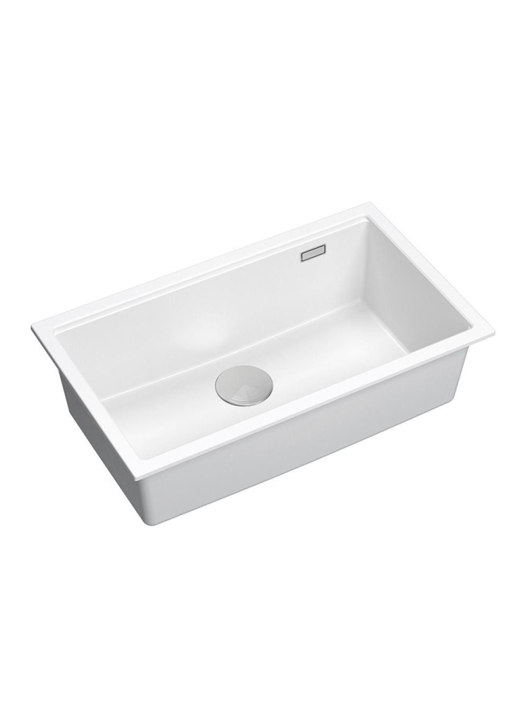 Chiuveta din granit Logan 110 ventil auriu, Alb [9]