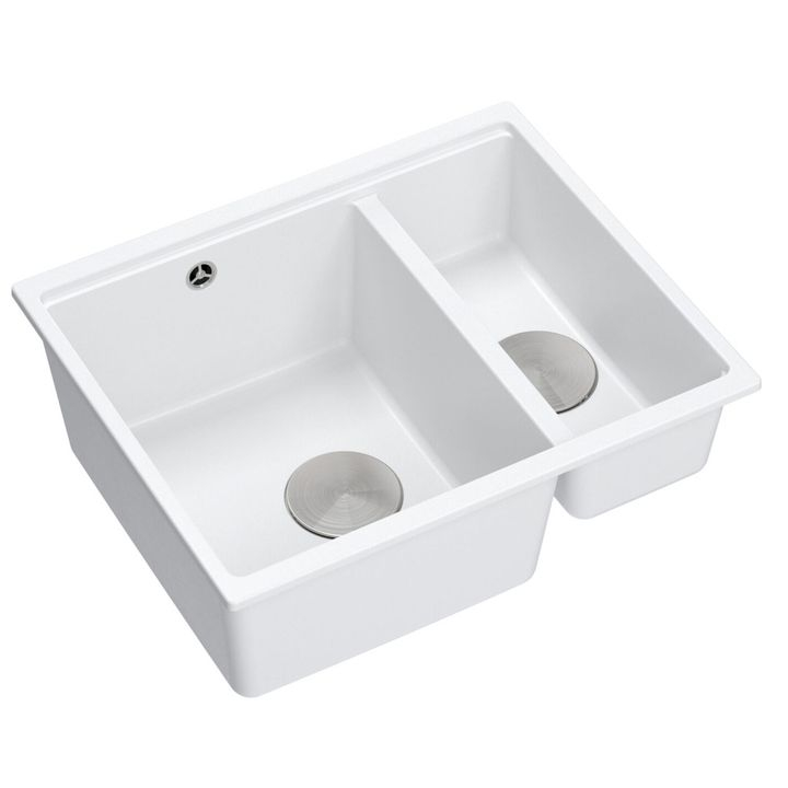 Chiuveta din granit Logan 150 alb [2]