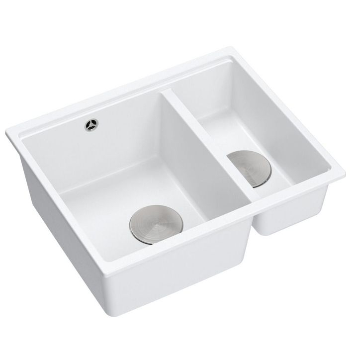 Chiuveta din granit Logan 150 alb [9]