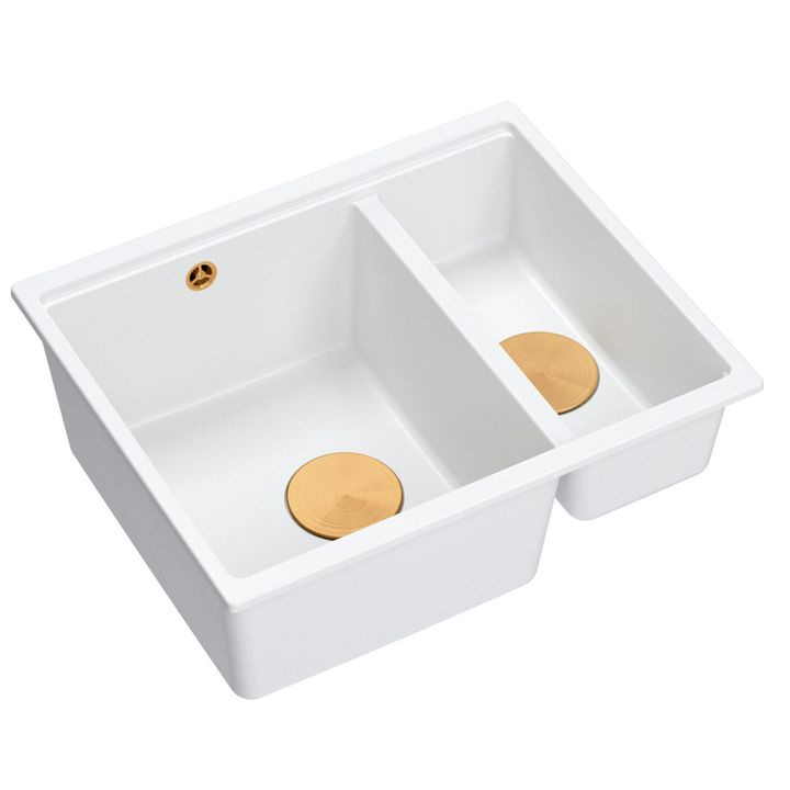 Chiuveta din granit Logan 150 alb [3]