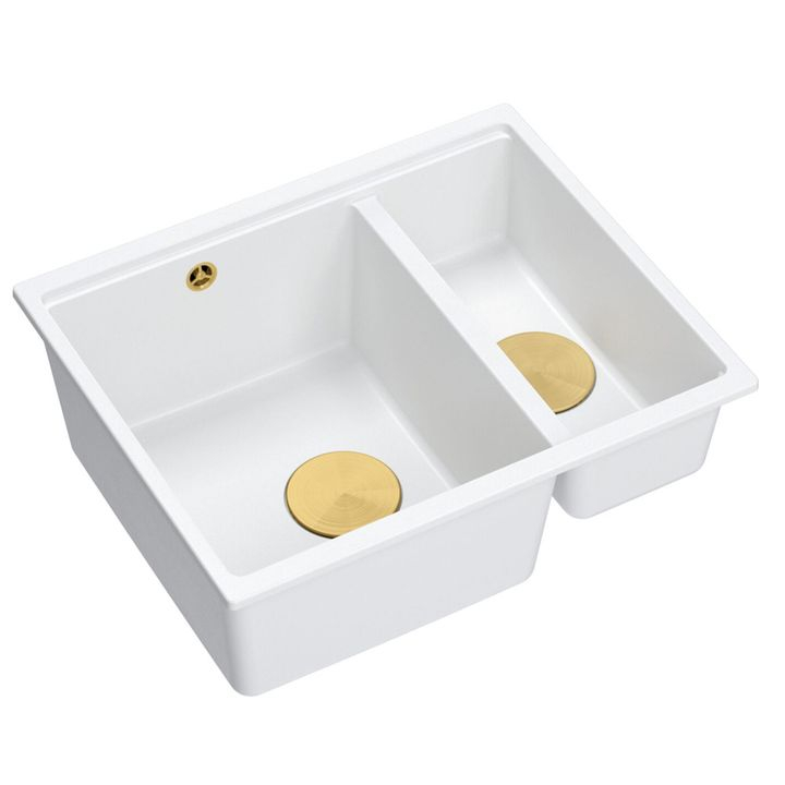 Chiuveta din granit Logan 150 alb [1]