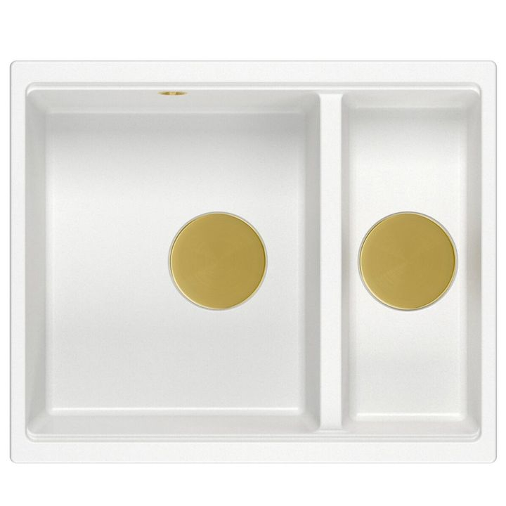 Chiuveta din granit Logan 150 alb [4]