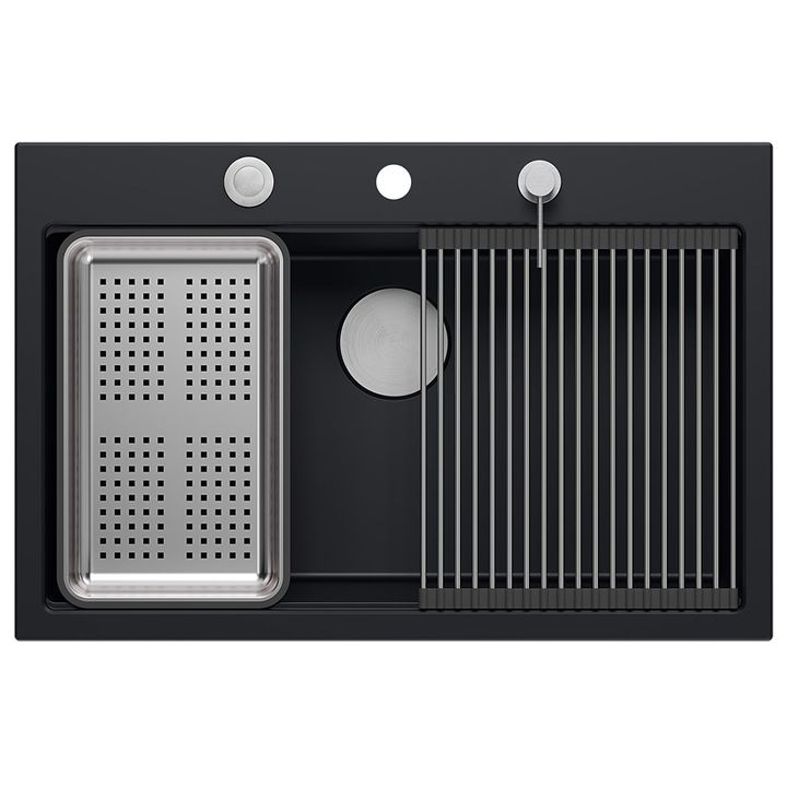 Chiuveta din granit MARC 110 WORKSTATION negru [4]