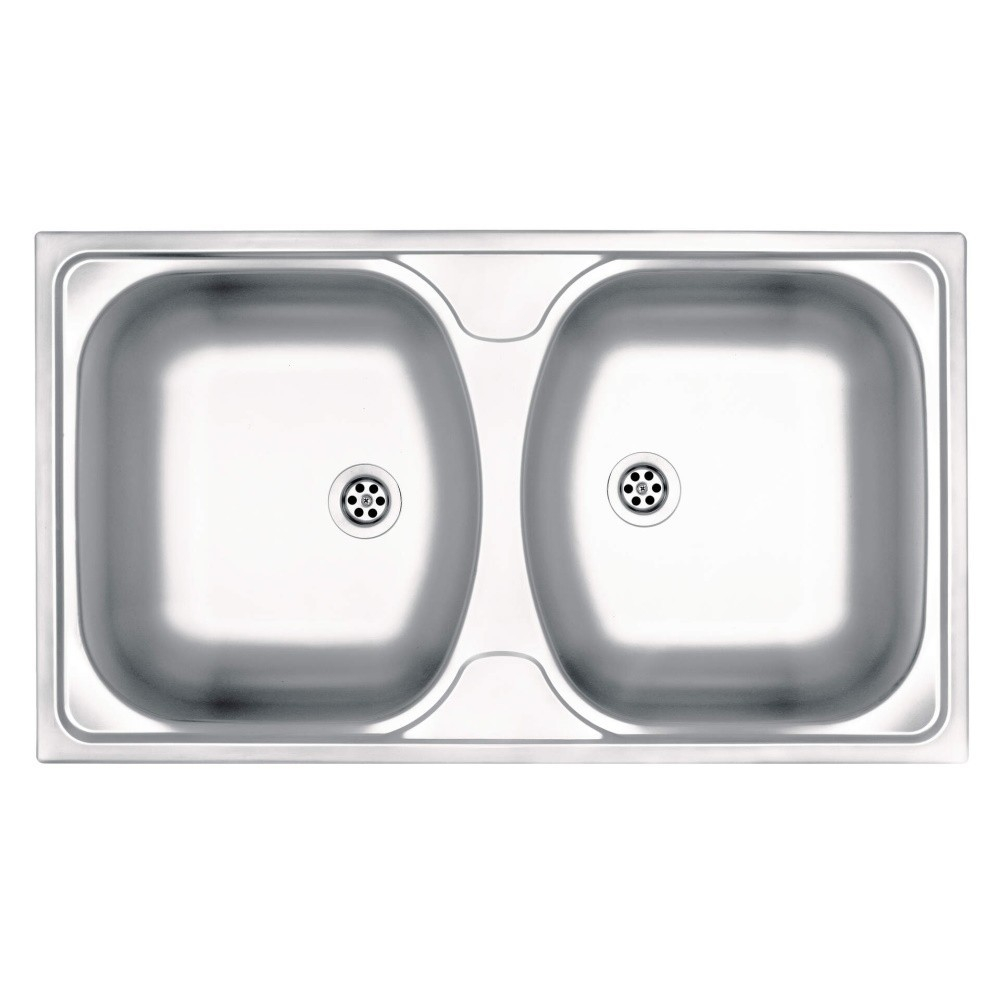 Chiuveta dubla Deante Techno inox satinat 79x44 cm [1]
