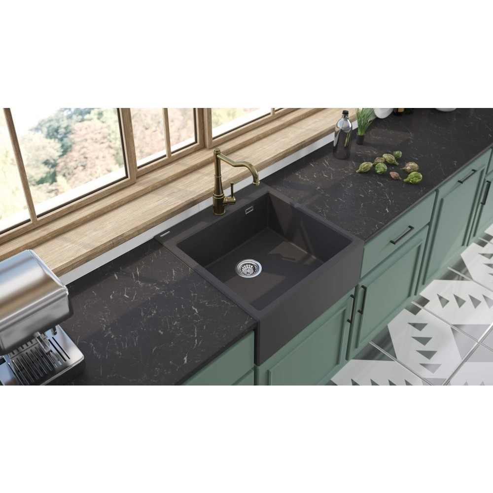 Chiuveta granit Deante Eridan 61x60 cm antracit [3]