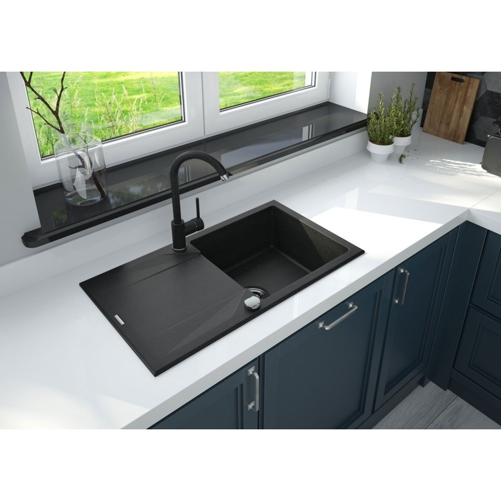 Chiuveta granit Deante Evora grafit 44x78 cm [3]
