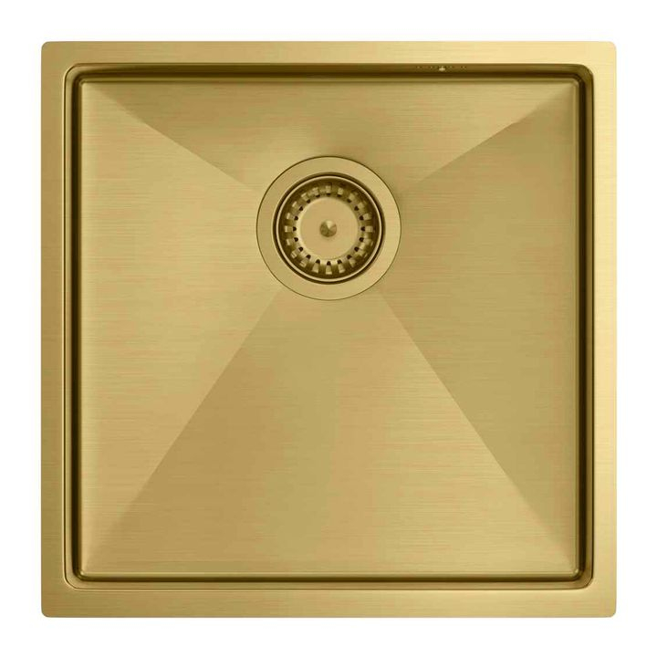 Chiuvetă inox ANTHONY 50 auriu [2]