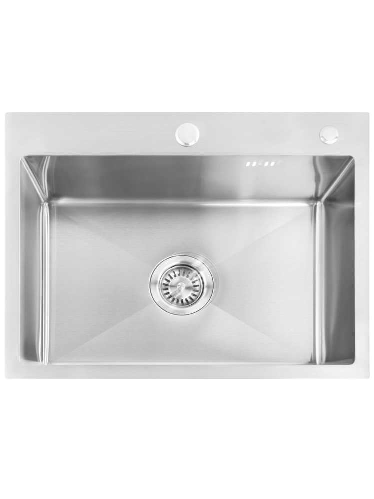 Chiuveta otel inoxidabil REA Liam 580x450x185mm nichel periat set accesorii [7]