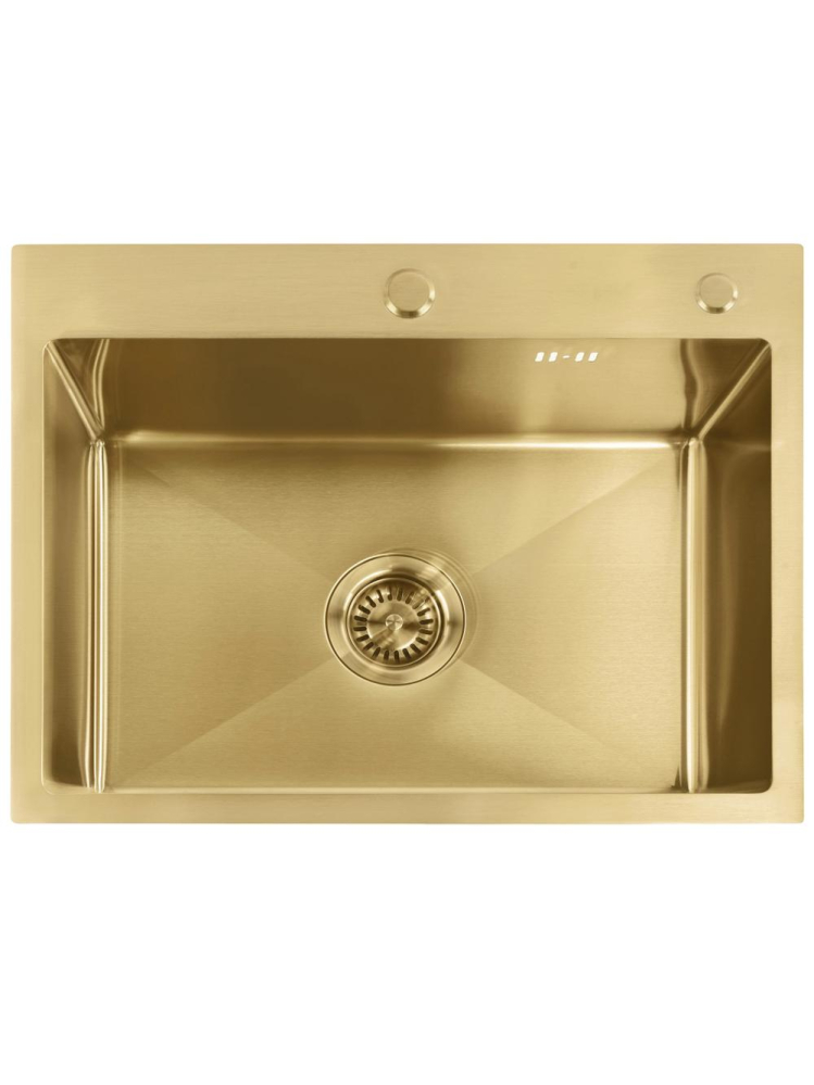 Chiuveta otel inoxidabil REA Liam 580x450 mm auriu periat set accesorii [7]