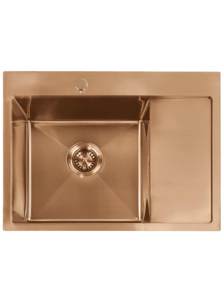 Chiuvetă inox Fin 62x48 cm cu baterie cupru periat [2]