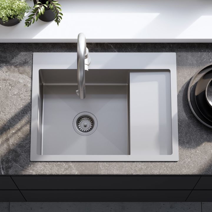 Chiuvetă inox Fin crom periat [3]