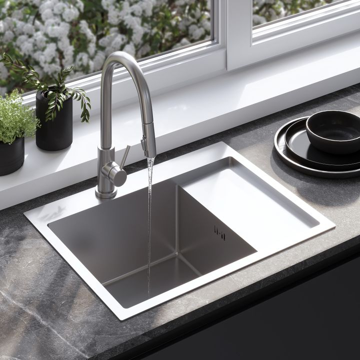 Chiuvetă inox Fin crom periat [1]