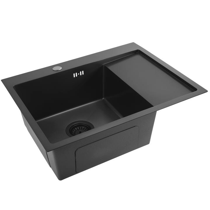 Chiuvetă inox Fin negru [7]