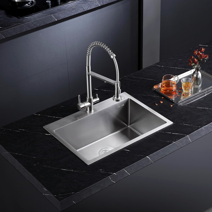 Chiuvetă inox Liam crom periat [8]