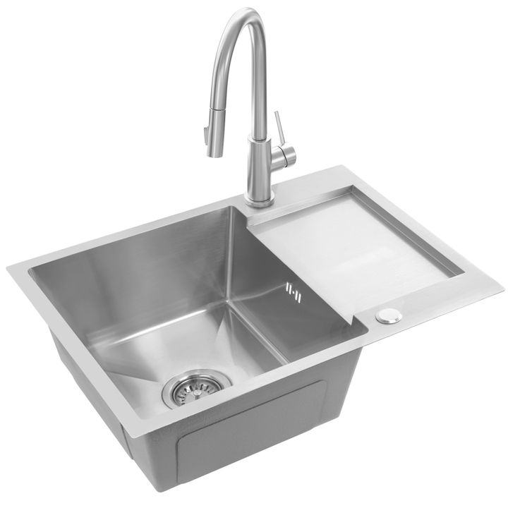 Chiuvetă inox Paul crom periat [6]